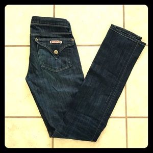 Hudson straight leg jeans
